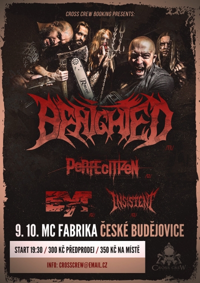 (ZRUŠENO) Benighted (FR) + support v Č. Budějovicích (ZRUŠENO) Benighted (FR) + support v Č. Budějovicích