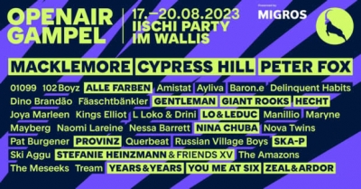 Openair Gampel 2023 Openair Gampel 2023
