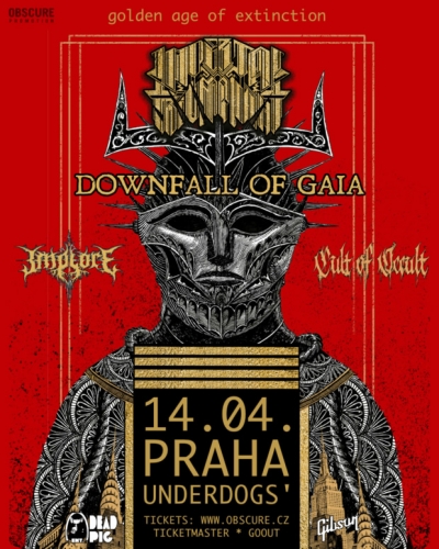 IMPERIAL TRIUMPHANT, DOWNFALL OF GAIA, IMPLORE, CULT OF OCCULT - Praha