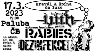 kravál & špína de luxe DEZINFEKCE & V.O.H. & RABIES kravál & špína de luxe DEZINFEKCE & V.O.H. & RABIES