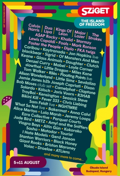 (ZRUŠENO) Sziget Festival 2020 (ZRUŠENO) Sziget Festival 2020