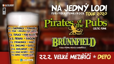 Pirates of the Pubs & Brünnfield – Tour 2020 – Velké Meziříčí Pirates of the Pubs & Brünnfield – Tour 2020 – Velké Meziříčí