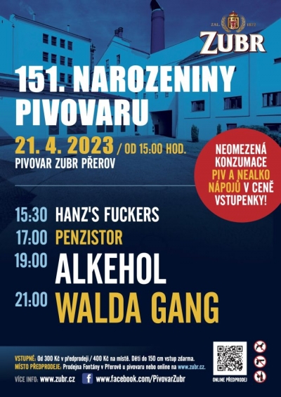 151. narozeniny pivovaru Zubr 151. narozeniny pivovaru Zubr