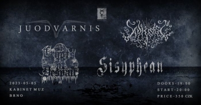 JUODVARNIS + SOLIPSISM + CRYPTS OF DESPAIR + SISYPHEAN - Brno 2023 JUODVARNIS + SOLIPSISM + CRYPTS OF DESPAIR + SISYPHEAN - Brno 2023