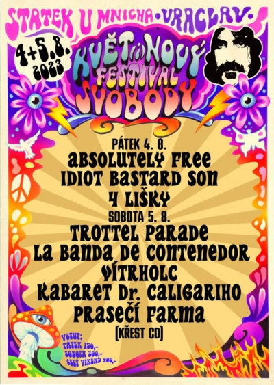 Květnový festival svobody 2023 - srpen Květnový festival svobody 2023 - srpen