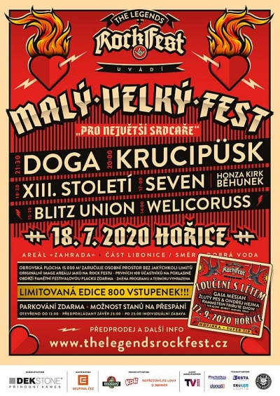 MALÝ, VELKÝ FEST, pro opravdové srdcaře
