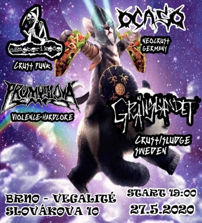 (ZRUŠENO) Granslandet // Ocaso // Němá Barikáda // Průmyslová Smrt