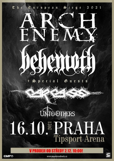 The European Siege Tour 2021 + 2022 - Praha The European Siege Tour 2021 + 2022 - Praha