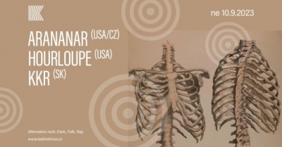 ARANANAR (USA/CZ) + HOURLOUPE (USA) + KKR (SK) | Brno ARANANAR (USA/CZ) + HOURLOUPE (USA) + KKR (SK) | Brno