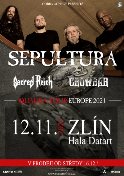 Sepultura - Quadra Tour Europe 2021 - Zlín Sepultura - Quadra Tour Europe 2021 - Zlín