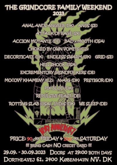 The Grindcore Family Weekend 2023 (vol.10) The Grindcore Family Weekend 2023 (vol.10)