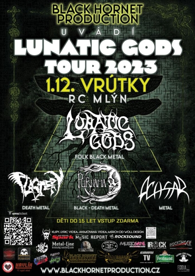 Lunatic Gods - Lunatic Gods Tour 2023 - Vrútky Lunatic Gods - Lunatic Gods Tour 2023 - Vrútky
