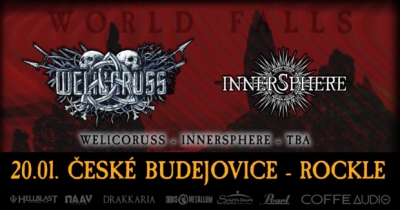 WELICORUSS & INNERSPHERE - World Falls Tour 2023/24 - České Budějovice WELICORUSS & INNERSPHERE - World Falls Tour 2023/24 - České Budějovice