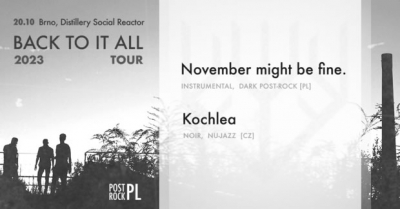 November might be fine. - Back To It All Tour 2023 - Brno