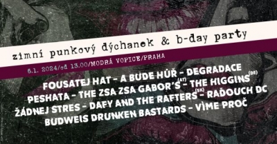 Zimní Punkový dýchánek & B-Day party 2024