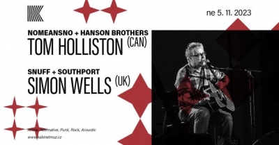 TOM HOLLISTON (CAN, NOMEANSNO) + SIMON WELLS (UK, EX-SNUFF / SOUTHPORT) | Brno TOM HOLLISTON (CAN, NOMEANSNO) + SIMON WELLS (UK, EX-SNUFF / SOUTHPORT) | Brno