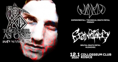 Together As One (Death revival) / Craniotomy / Wayd - Košice 2024 Together As One (Death revival) / Craniotomy / Wayd - Košice 2024