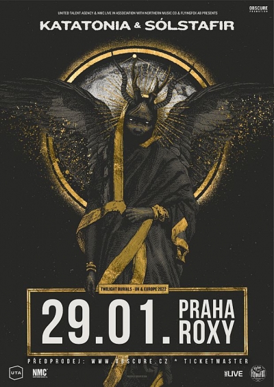 KATATONIA & SÓLSTAFIR - Twilight Burials - EU tour 2022 - Praha