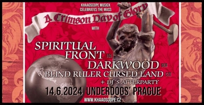 (ZRUŠENO) Spiritual Front (Ita) & Darkwood (Ger) - Praha 2024 (ZRUŠENO) Spiritual Front (Ita) & Darkwood (Ger) - Praha 2024