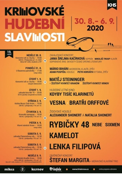Krnovské hudební slavnosti 2020 Krnovské hudební slavnosti 2020