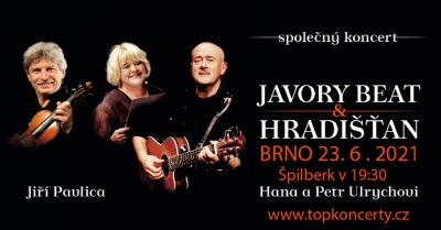 Jiří Pavlica, Hradišťan & Hana a Petr Urlychovi, Javory Beat - Brno Jiří Pavlica, Hradišťan & Hana a Petr Urlychovi, Javory Beat - Brno