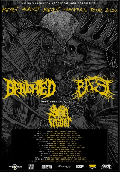 Benighted & Baest - BEAST AGAINST BEAST EU TOUR 2024 - Praha Benighted & Baest - BEAST AGAINST BEAST EU TOUR 2024 - Praha