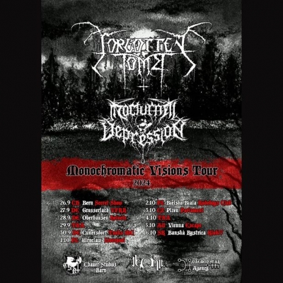 FORGOTTEN TOMB & NOCTURNAL DEPRESSION - Monochromatic Visions Tour 2024 - Vídeň