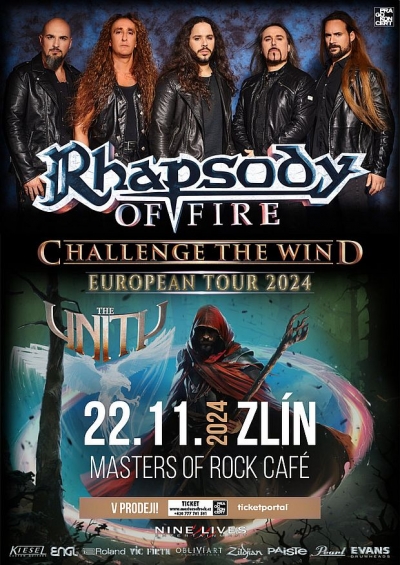 RHAPSODY OF FIRE - Challenge The Wind European Tour 2024 - Zlín RHAPSODY OF FIRE - Challenge The Wind European Tour 2024 - Zlín