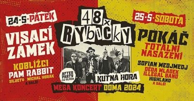 Rybičky 48 - MEGA KONCERT DOMA - Kutná Hora 2024