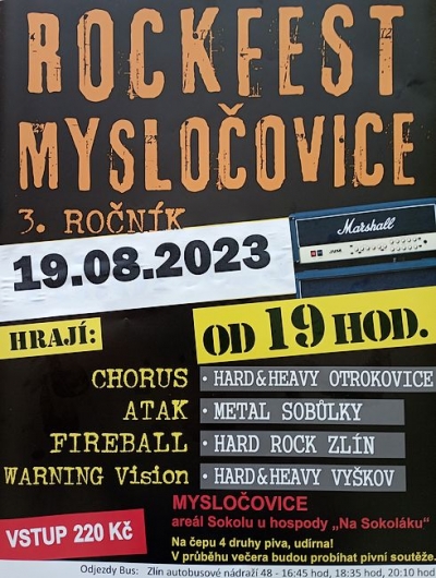 Rockfest open air Mysločovice 2023 (vol. 3)