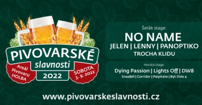 Pivovarské slavnosti Holba 2022 Pivovarské slavnosti Holba 2022