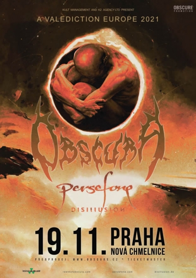 OBSCURA, PERSEFONE, DISILLUSION - Praha