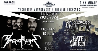 AMONGRUINS x MORHORR x HATE CONTROL - Bratislava 2024 AMONGRUINS x MORHORR x HATE CONTROL - Bratislava 2024