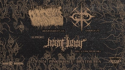 Defacement (NL) & Gorrch (IT) & Hecatoncheir (SK) - Bratislava 2024 Defacement (NL) & Gorrch (IT) & Hecatoncheir (SK) - Bratislava 2024