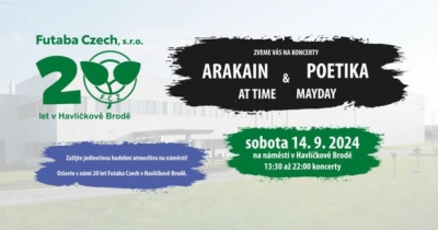 Oslava 20. let Futaba Czech v Havlíčkově Brodě Oslava 20. let Futaba Czech v Havlíčkově Brodě