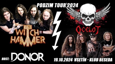 OCELOT & WITCH HAMMER - Podzim Tour 2024 - Vsetín OCELOT & WITCH HAMMER - Podzim Tour 2024 - Vsetín