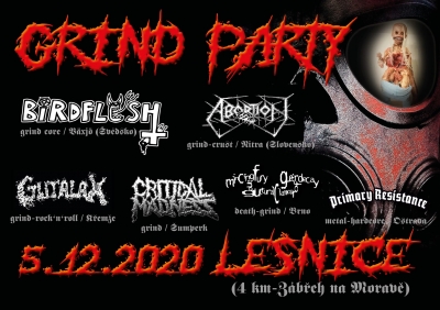 (ZRUŠENO) GRIND PARTY (ZRUŠENO) GRIND PARTY