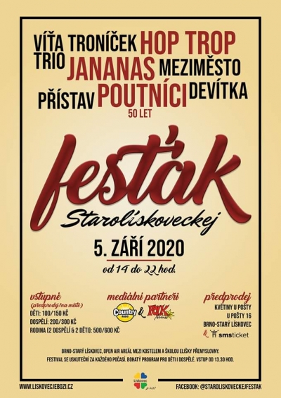 Starolískoveckej fesťák 2020 Starolískoveckej fesťák 2020