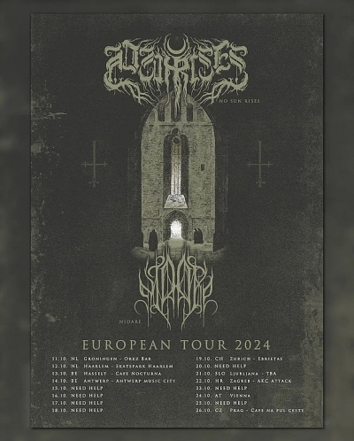Nidare & No Sun Rises - European Tour 2024 - Praha Nidare & No Sun Rises - European Tour 2024 - Praha