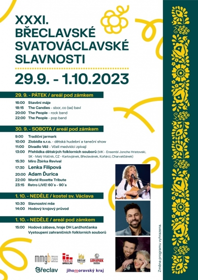 XXXI. Břeclavské svatováclavské slavnosti 2023 XXXI. Břeclavské svatováclavské slavnosti 2023