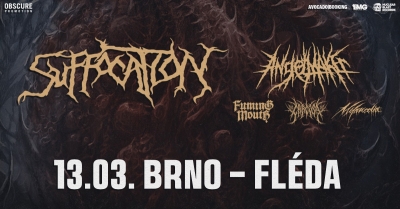 Suffocation - Embrace The Suffering Europe/UK Tour 2025 - Brno Suffocation - Embrace The Suffering Europe/UK Tour 2025 - Brno