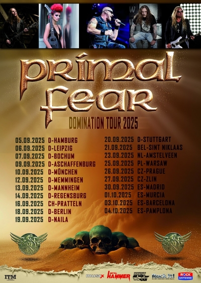 Primal Fear - Domination Tour 2025 - Praha Primal Fear - Domination Tour 2025 - Praha