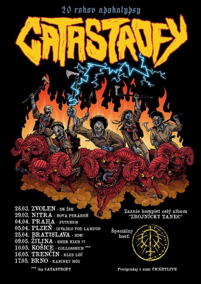 Catastrofy - 20 rokov apokalypsy tour 2025 - Bratislava Catastrofy - 20 rokov apokalypsy tour 2025 - Bratislava