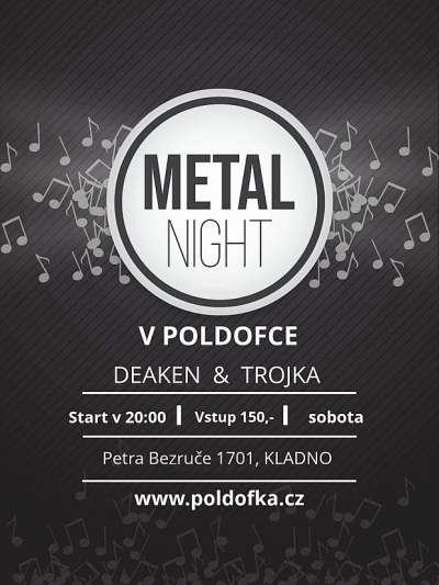 Metalová noc v Poldofce 2024