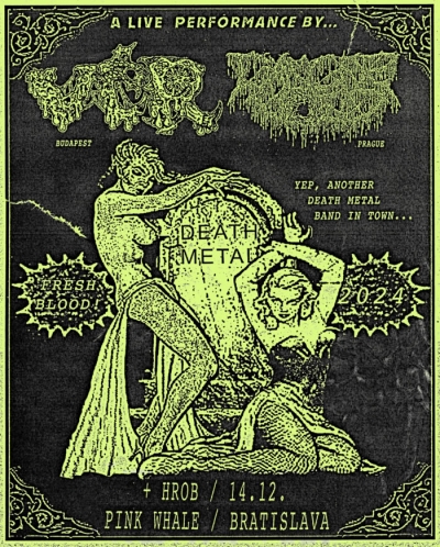 Vér & Cancer Void & Hrob - Bratislava 2024