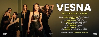 Vesna - Muzika Slavica Tour 2025 - České Budějovice Vesna - Muzika Slavica Tour 2025 - České Budějovice