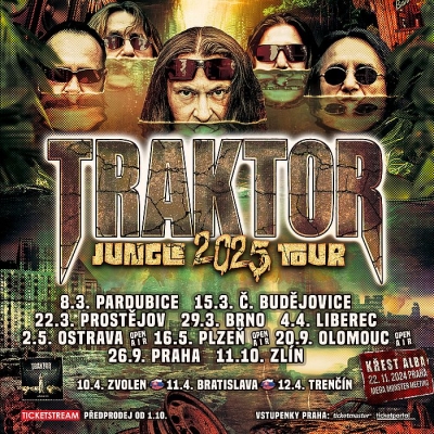 Traktor - Jungle tour 2025 - Prostějov