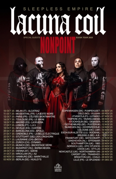 Lacuna Coil - Sleepless Empire Tour 2025 - Vratislav Lacuna Coil - Sleepless Empire Tour 2025 - Vratislav
