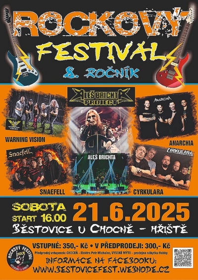 Rockový festival Běstovice 2025 (vol.8) Rockový festival Běstovice 2025 (vol.8)