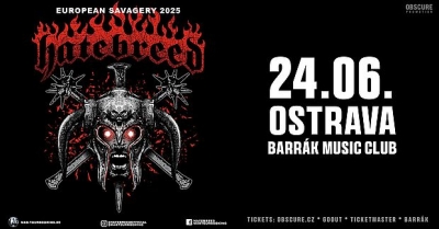 Hatebreed - European Savagery 2025 - Ostrava Hatebreed - European Savagery 2025 - Ostrava